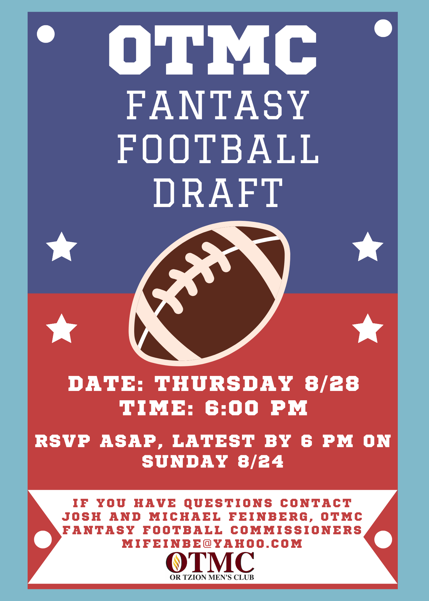 OTMC Fantasy Football Draft