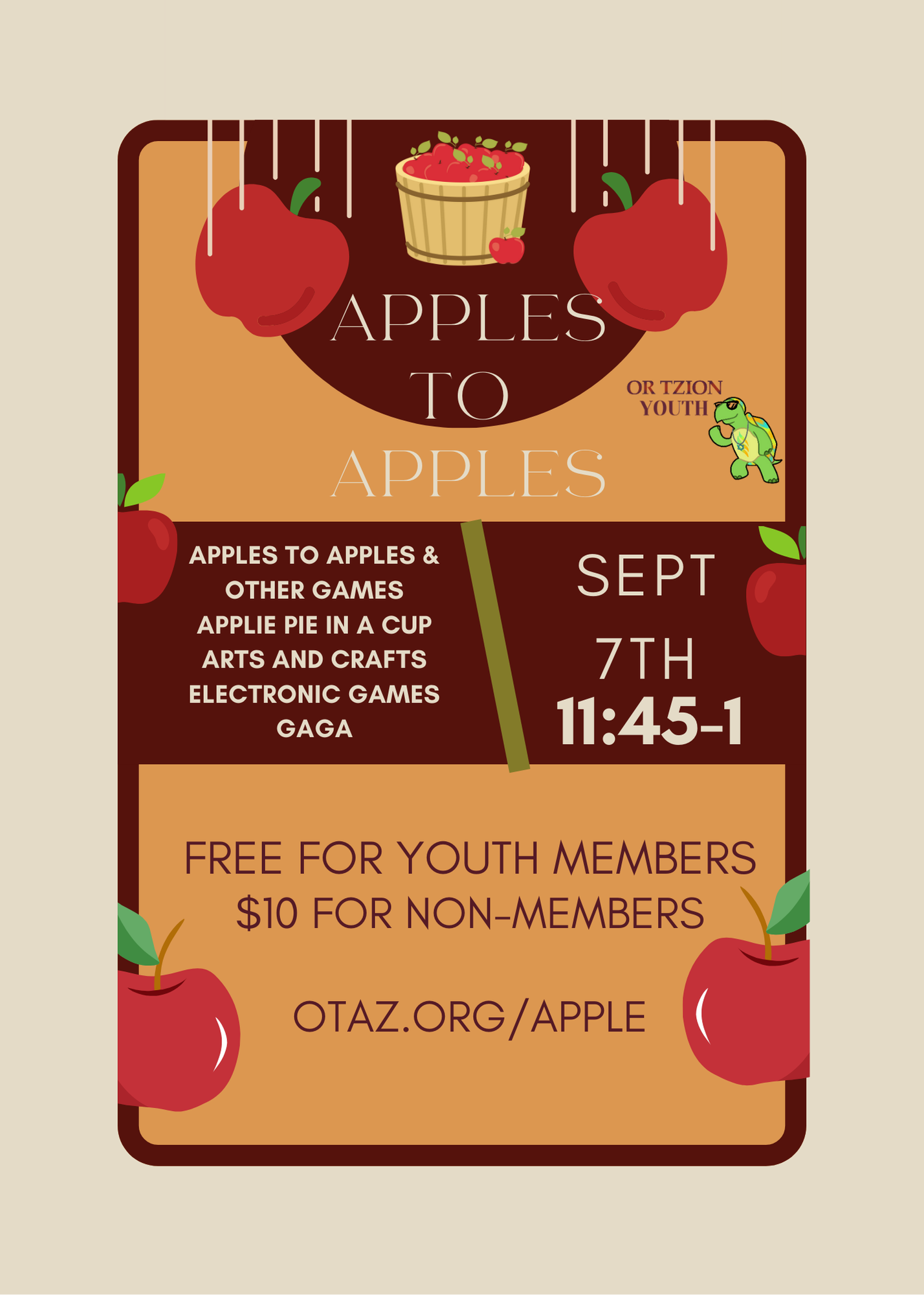 Apples to Apples - Kadima Event