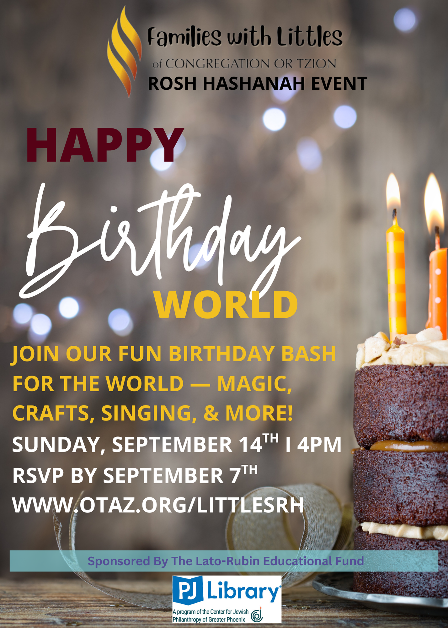 Families with Littles Rosh HaShanah Event