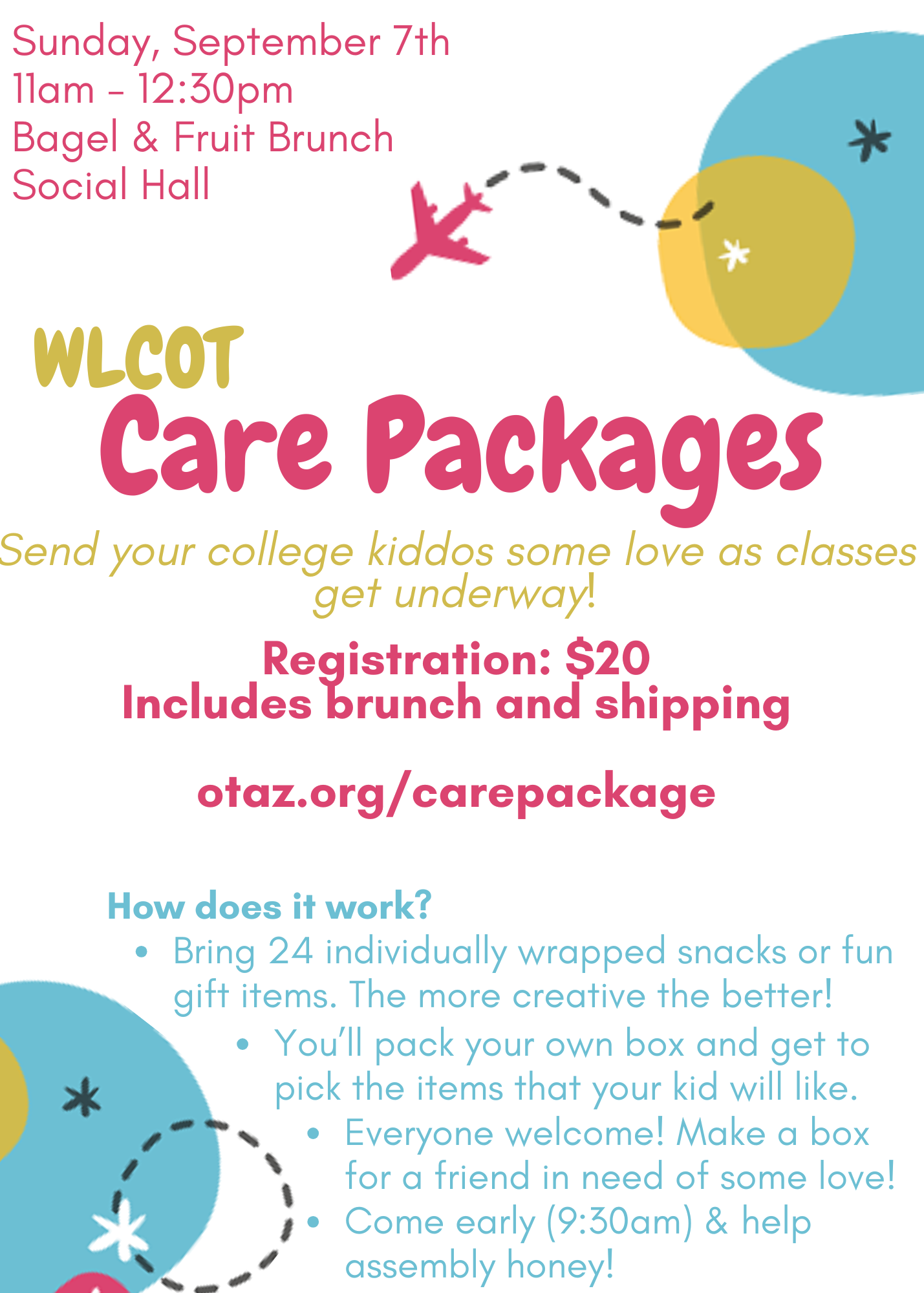 WLCOT Care Packages