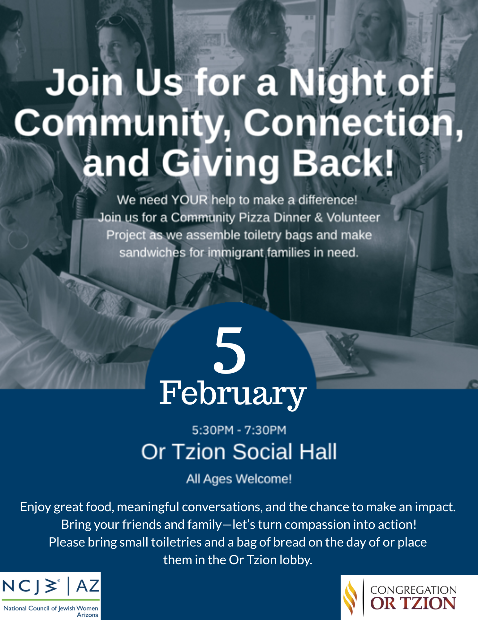 NCJWAZ Volunteer Event